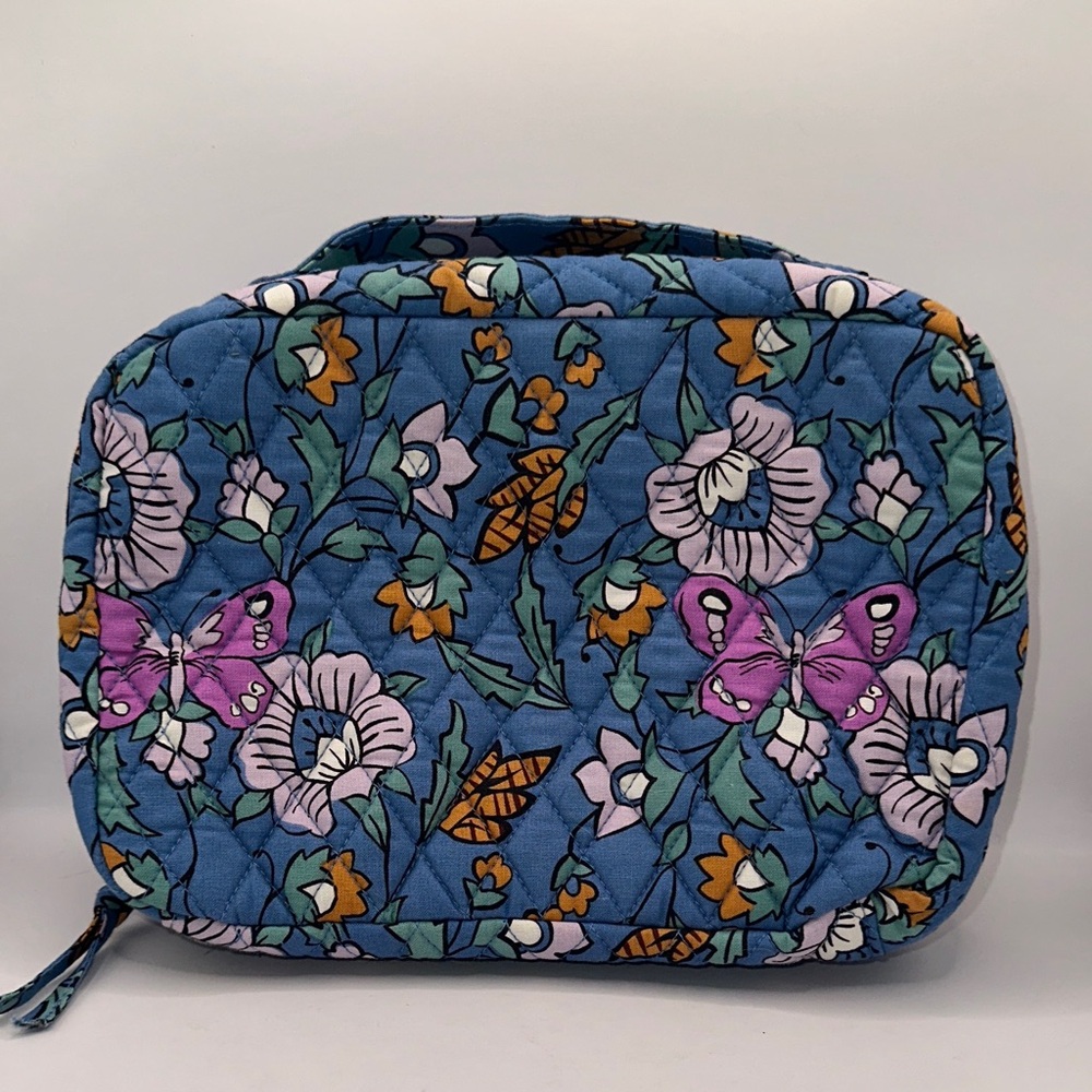 Vera Bradley Toiletry Bag with Butterfly Design